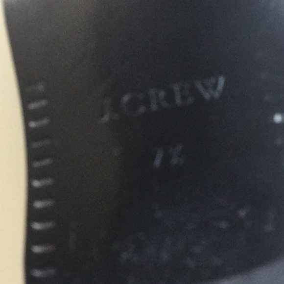 JCrew EUC black leather boots sz 7.5 - Picture 7 of 9